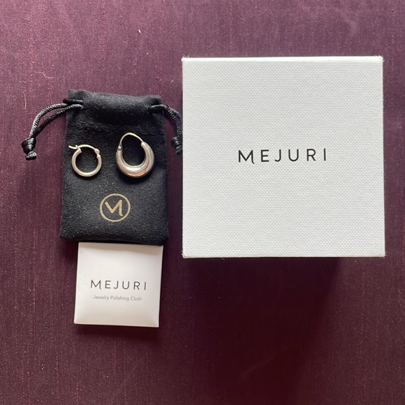 Mejuri Jewelry - Mejuri Mini Silver Hoops